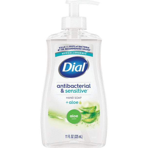 2499953 Dial 11 Oz. Aloe Antibacterial Liquid Hand Soap with Moisturizer