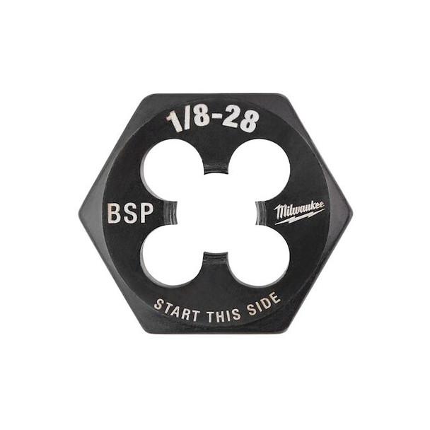 Milwaukee Tool Hex Threading Die, 1/8"-28 49-57-5390