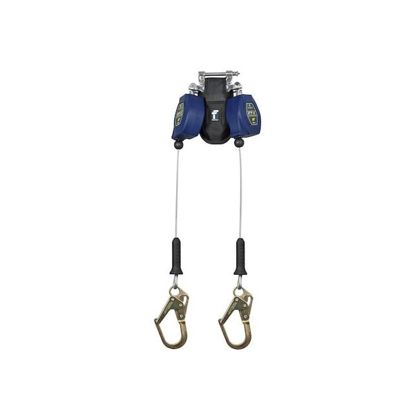 FT-X Self Retracting Lifeline, 8 ft. Length, Quick-Connect, Aluminum, 2 Leg(s)