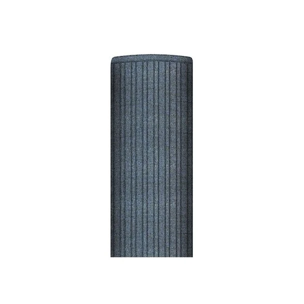 Entrance Mat, Polypropylene, 3/8 in Thick, Blue, 4 ft W x 10 ft L