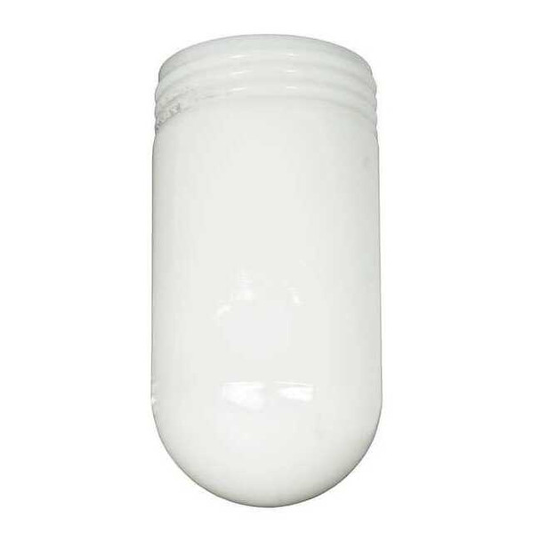 Hubbell Killark GlassGlobe,3 1/2"L,3 1/2"W,5 1/4"H,White VWGP-100