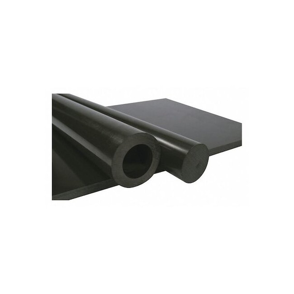Manufacturer Varies Black Extruded Nylon 6/6 Rod Stock 8 ft. L, 1" Dia. 66180104