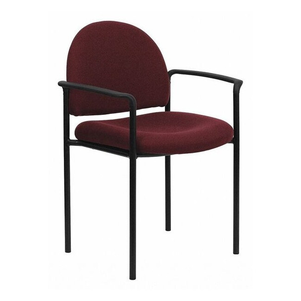 Flash Furniture Burgundy Fabric Stack Chair BT-516-1-BY-GG