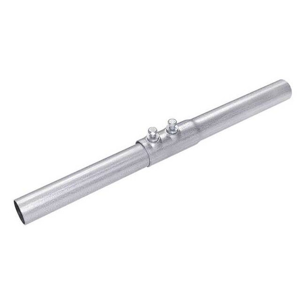 EMT Metallic Conduit, 1-1/4 in Trade Size, 10 ft, Steel, Galvanized, Gray