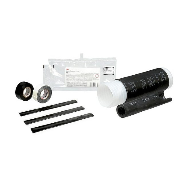 3m Splice Kit, 1/0 AWG Max, Black, EPDM Rubber Insulation, 8,000 V 5322
