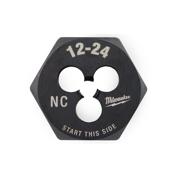 Milwaukee Tool Hex Threading Die, #12-24, UNC 49-57-5330