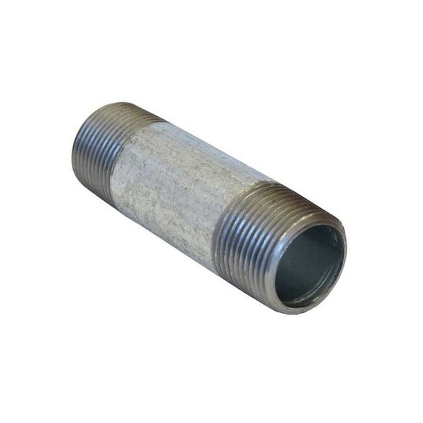 Beck Pipe, Steel, 3/8 in, NPT x NPT, 2 ft 0331214205