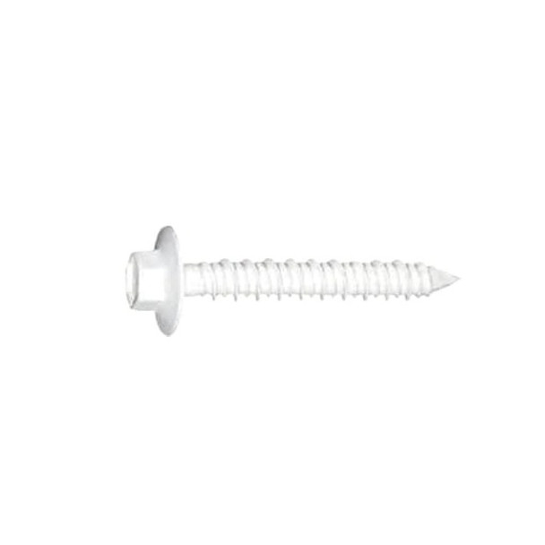 Screw Anchor, 1/4 in Dia., Hex, 2 1/4 in L, Steel Ultra Shield, 1000 PK