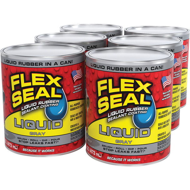 Flex Seal Liquid Gray 16 fl oz. LFSGRYR16
