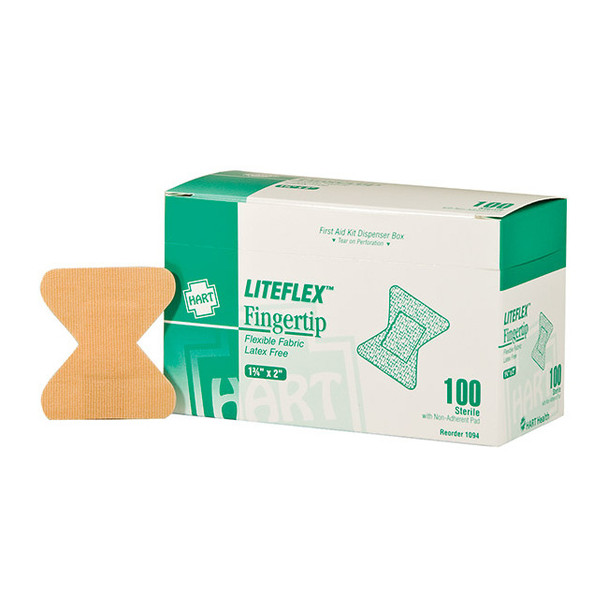 HART Health® Liteflex™ Light Woven Elastic Adhesive Bandage, Fingertip, 100/Box