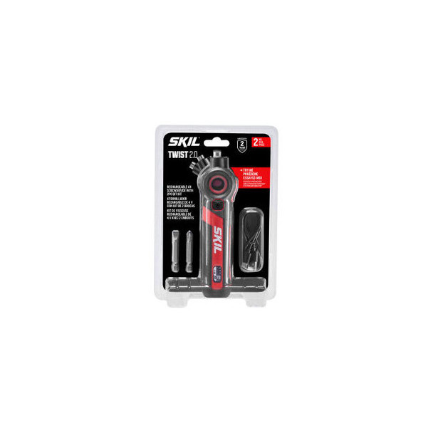 Skil Rechargeable 4V Twist 2.0 Screwdriver with 2 Piece Bit 240 RPM