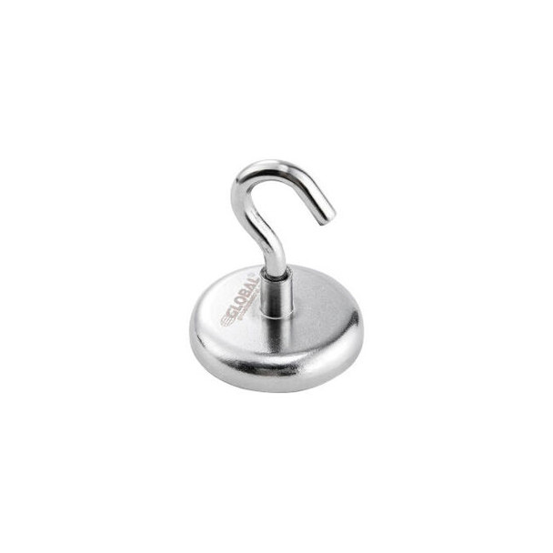 Global Industrial Neodymium Magnetic Hook 40 Lbs. Pull 6/Pack