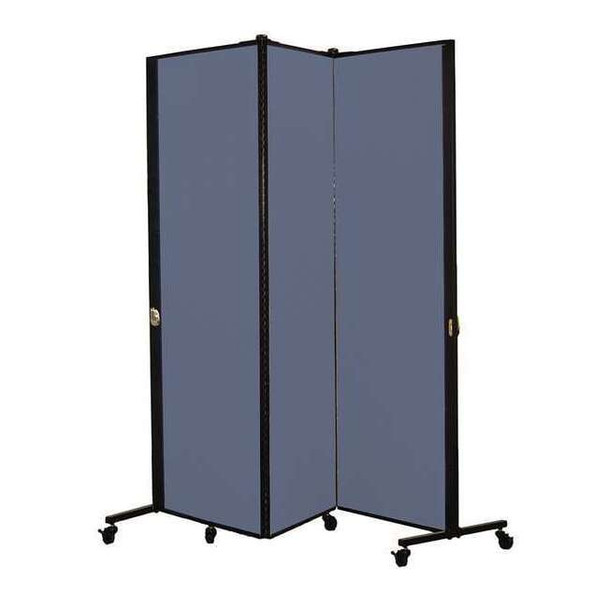 Screenflex Portable Room Divider,5Ft 9In W,Lake HKDL603-DB