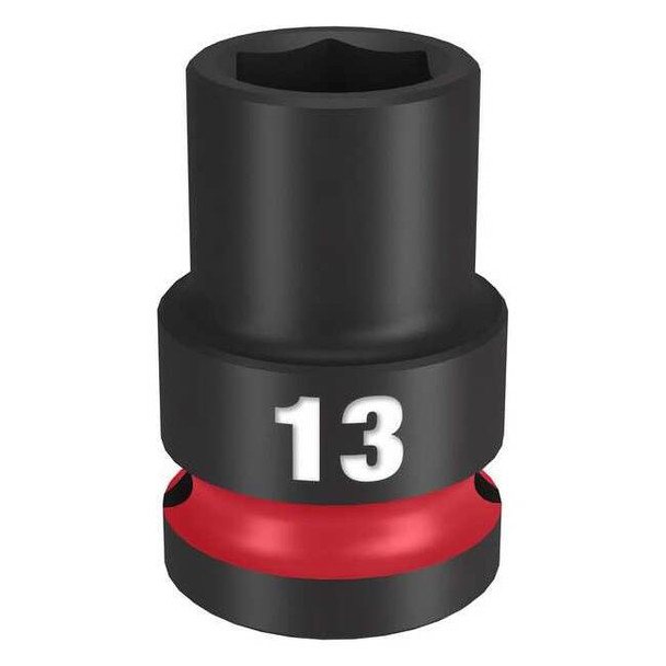 13mm SHOCKWAVE Impact Duty 1/2 in. Drive Standard 6 Point Impact Socket
