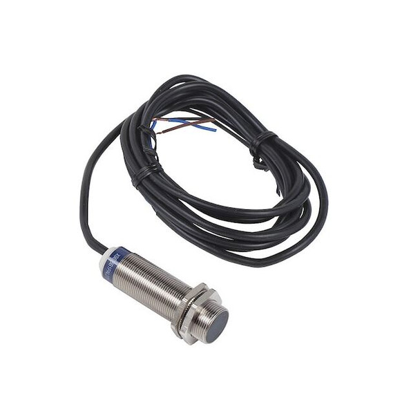 Cylindrical, Inductive Proximity Sensor, Brass, 2 m, Bare Wire, 3 Wires
