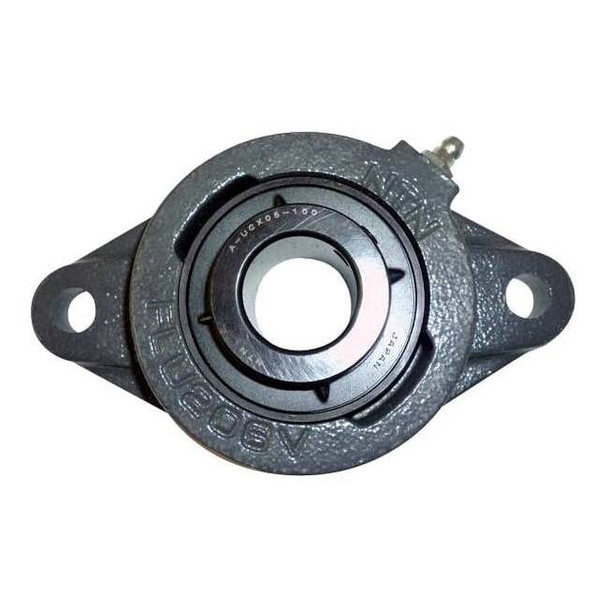 Ntn Flange Bearing, 2-Bolt, Ball, 1-7/16" Bore ARFLU-1.7/16