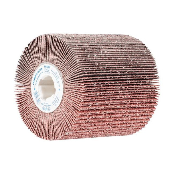 Pferd 4" x 4" Flap Drum - Coated - 3/4" Keyed A.H., Aluminum Oxide 40 Grit 45780