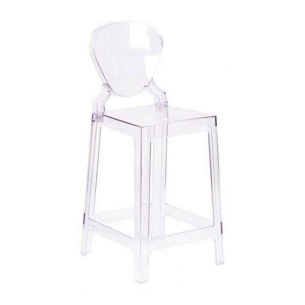 Flash Furniture Tear Back Ghost Counter Stool OW-TEARBACK-24-GG