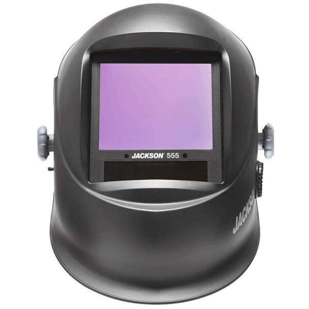 Jackson Safety 555 Series Premium Auto Darkening Welding Helmet, Black 46250