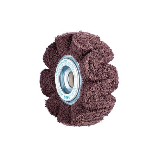 Pferd 6" X 2" POLINOX Unmounted Flap Wheel - 1" AH - PNG Type - 100 Grit 43030