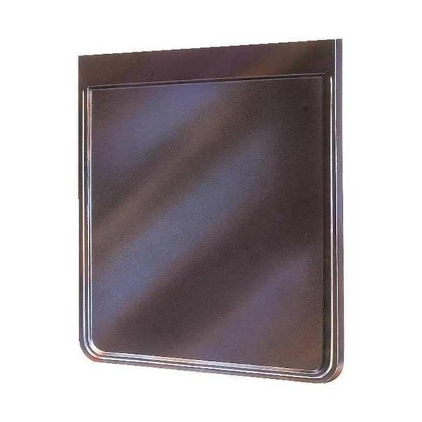 Gates Splash Guard, 30 in X 24 in, Rubber, Black 90333