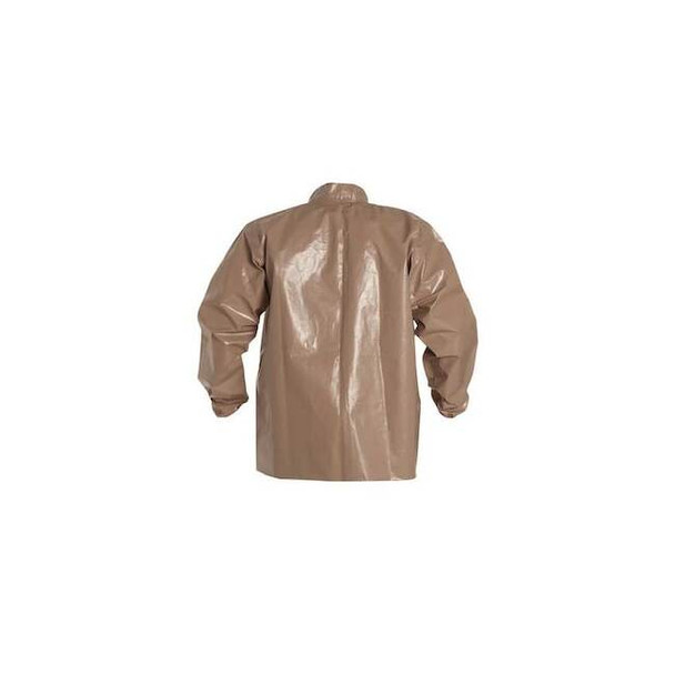 Tychem 5000 Lab Jacket, Tychem(R) 5000, Hook-and-Loop Closure, Tan, 2XL, 6 PK