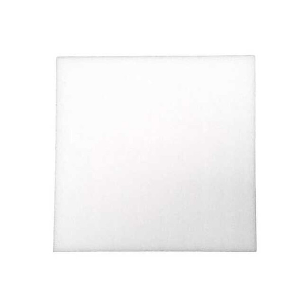 Foam Sheet, Open Cell, 12 in W, 12 in L, 3/4 in Thick, Natural