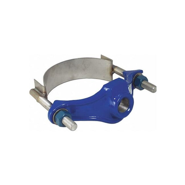 Smith-Blair Repair Clamp,Iron,6 In Pipe,1 1/4 In Out 31500069011000