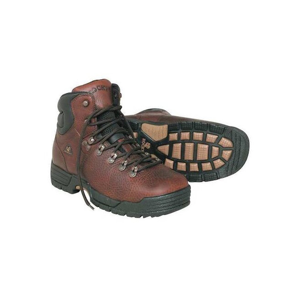 MOBILITE, Men's Work Boot, 11.5 Medium, Leather, 6 in Height, Brown