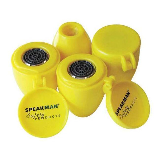 Aerated Spray Head Assembly For Speakman, Plastic, Yellow, 4 PK