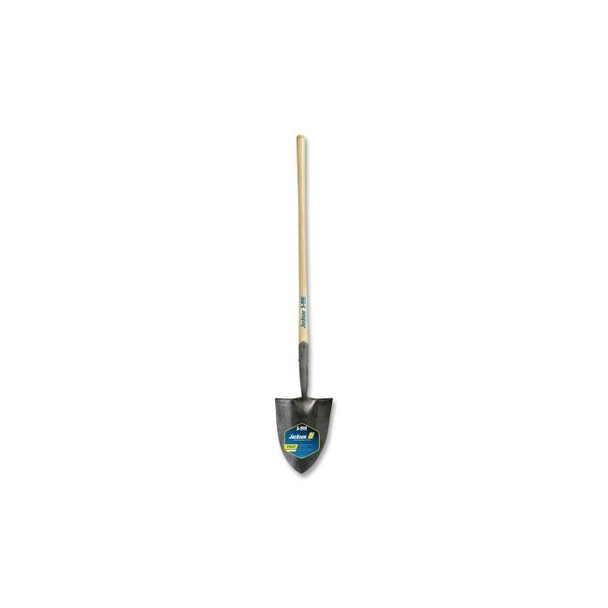 J-450™ Series PONY® Shovel, 8.75 in W x 11 in L Blade, 41 in L Contoured, White Ash, Forestry Shovel, 6.75 in Lift