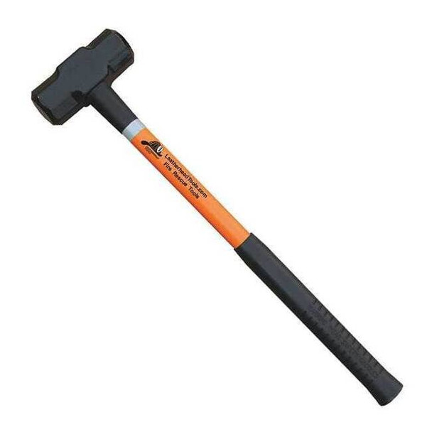 Sledge Hammer, 24" Orange Fiberglass Handle, 6 lb. Head