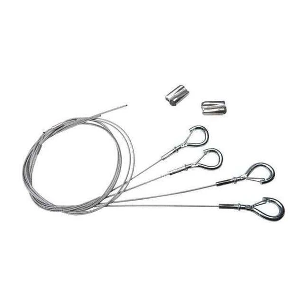 Lumination CableMountingKit,Gray,1/4inH,60inL 5FT Y CBL KIT