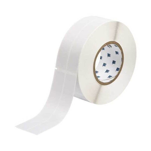Brady Thermal Transfer Label, White/Translucent, Labels/Roll: 500 THT-82-427-0.5