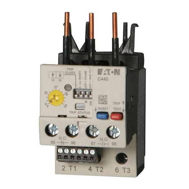 Eaton Overload Relay, 1NC/1NO, 0.33 A Min current, 1.65 A Max current XTOE1P6CCS