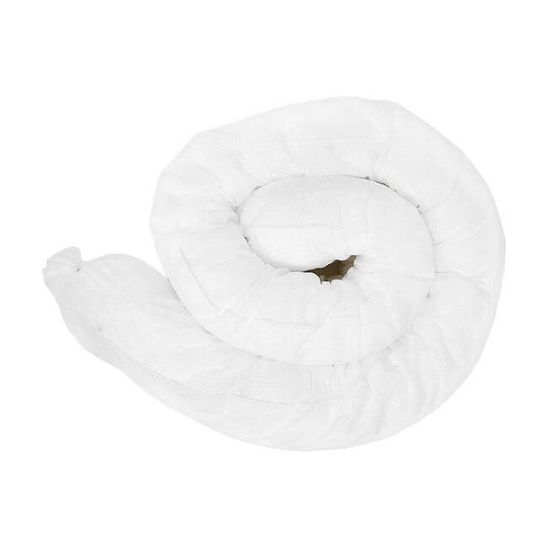 Sorbent Sock, 20 13/16 gal, 3 in x 48 in, Oil, White, 40 PK