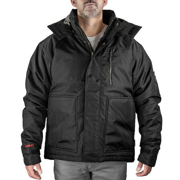 Tingley Unisex Insulated Jacket, Nylon, Black, M J28143.MD