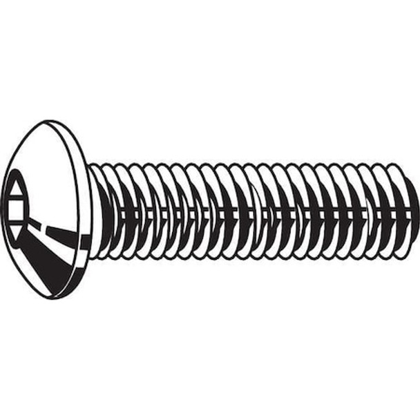 1/4"-20 Socket Head Cap Screw, Button, Zinc Plated Steel, 7/8 in Length, 100 PK