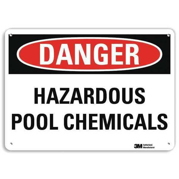 Danger Sign, 10 in H, 14 in W, Horizontal Rectangle, English, U3-1575-NA_14x10