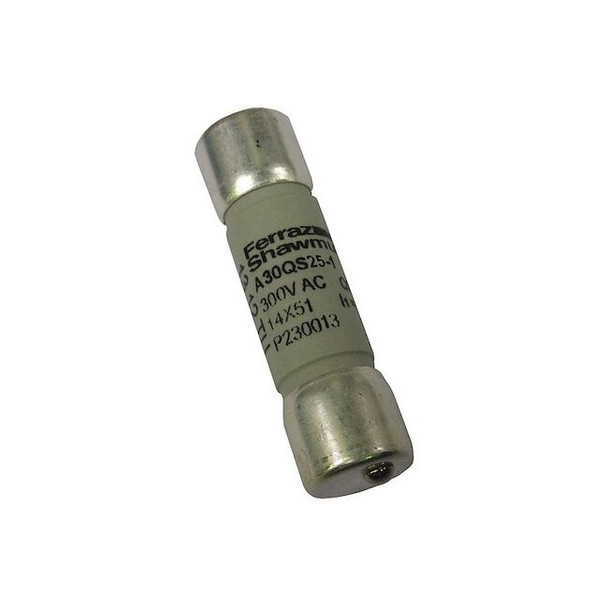 Semiconductor Fuse, aR Class, Fast Acting, 25 A, 300V AC, Nonindicating