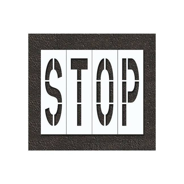 Rae Pavement Stencil,Stop, STL-108-74803 STL-108-74803