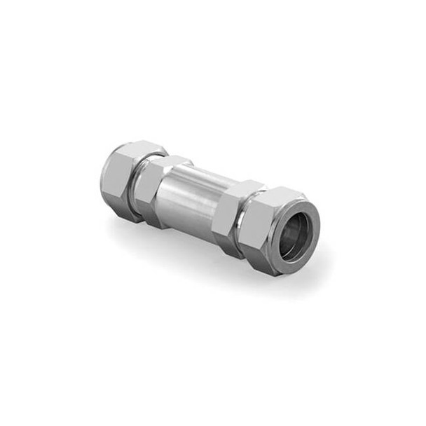 Ham-Let Check Valve,Poppet,Inline,NPT H-410-SS-N-3/8"-1 PSI