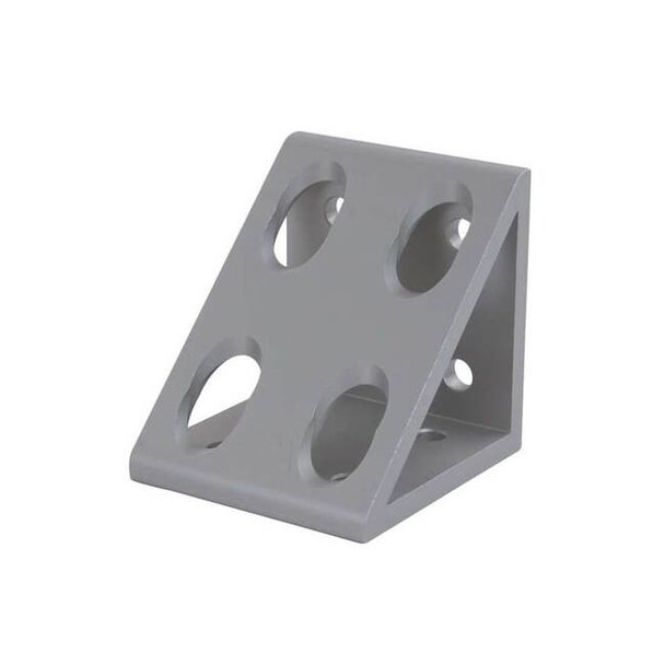 80/20 InsideCornerBracket,Alum,Slvr,50mm,47mm 25-4138