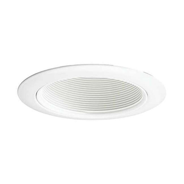 Juno Lighting RcssdDwnltTrim,4in,Wht/Wht,Baffle,Srs14 14 WWH