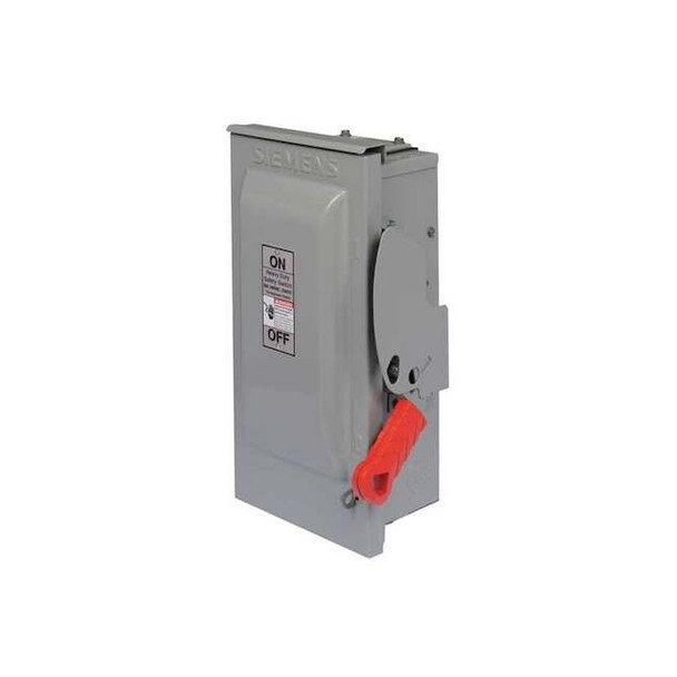 Siemens Fusible, Safety Switch, Heavy Duty, 240 V, 3PST, NEMA 3R HF321NR