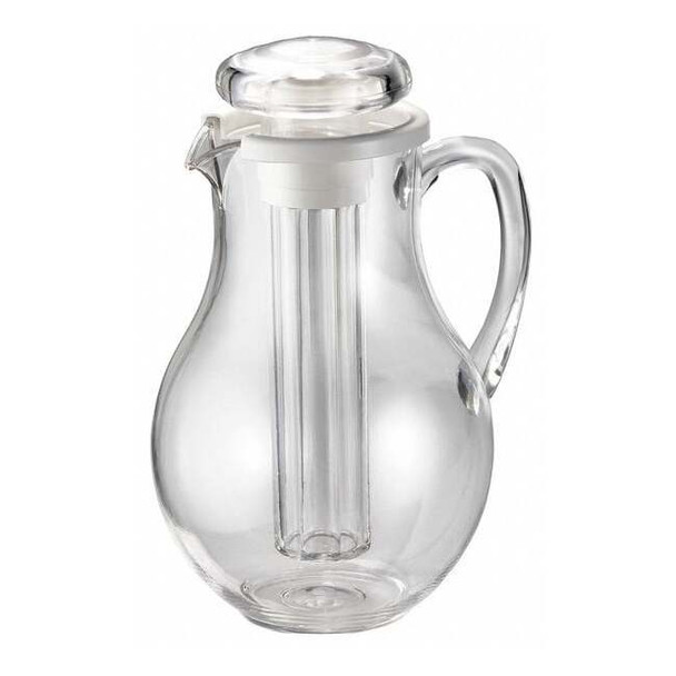 Tablecraft Center Ice Core Pitcher, 3/4 Gallon Clear 328