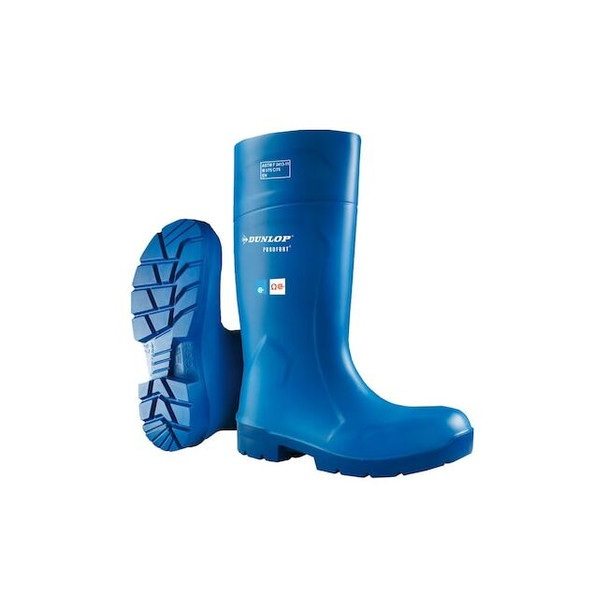 Dunlop Unisex Tall Rubber Boots, Steel Toe, Blue, Men's 14, Women's 16 5163155