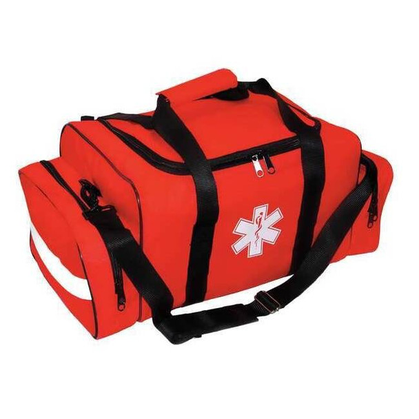 Medsource Attack Bag, Polyester, 14 in L, 11 in W, Red MS-B3403