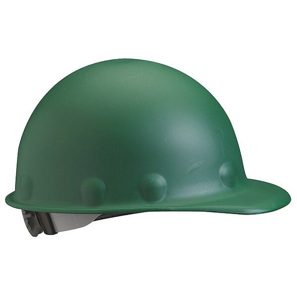 Hard Hat, Roughneck P2A, Fiberglass, 8 Point Ratchet, Type 1, Class G, Green