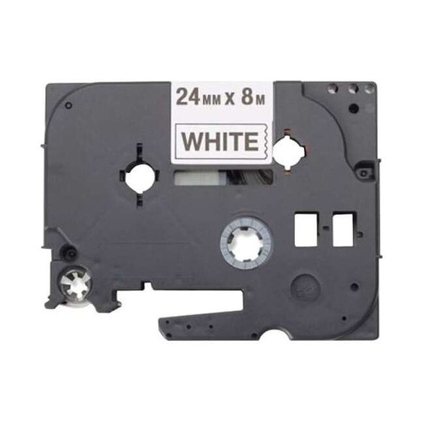 Brother Label, Black/White, Labels/Roll: Continuous HGE2515PK